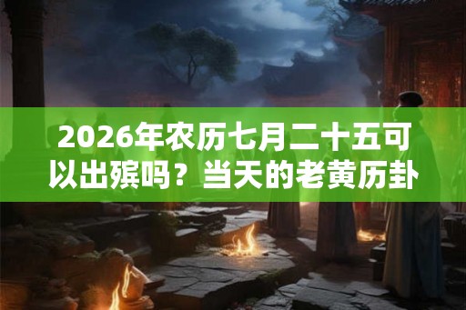 2026年农历七月二十五可以出殡吗？当天的老黄历卦象如何？