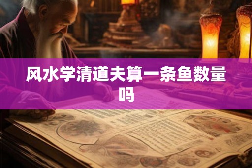风水学清道夫算一条鱼数量吗