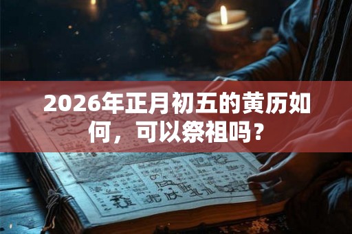 2026年正月初五的黄历如何，可以祭祖吗？