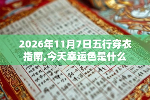 2026年11月7日五行穿衣指南,今天幸运色是什么
