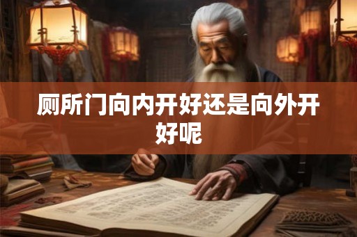 厕所门向内开好还是向外开好呢