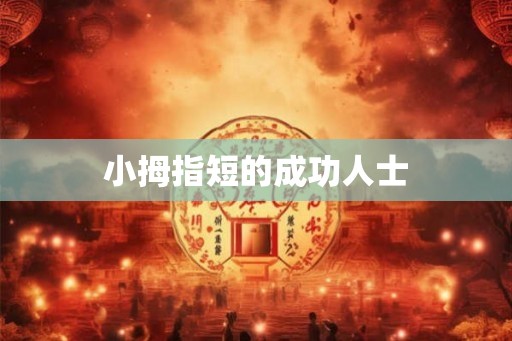 小拇指短的成功人士 小拇指短的成功人士