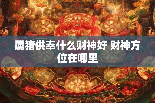 属猪供奉什么财神好 财神方位在哪里 属猪供奉什么财神好 财神方位在哪里