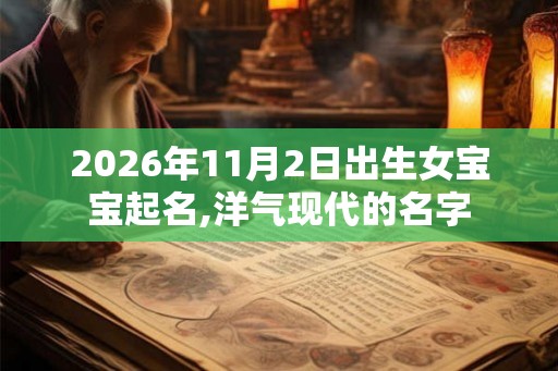 2026年11月2日出生女宝宝起名,洋气现代的名字