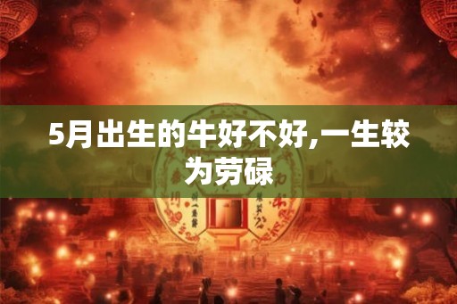 5月出生的牛好不好,一生较为劳碌