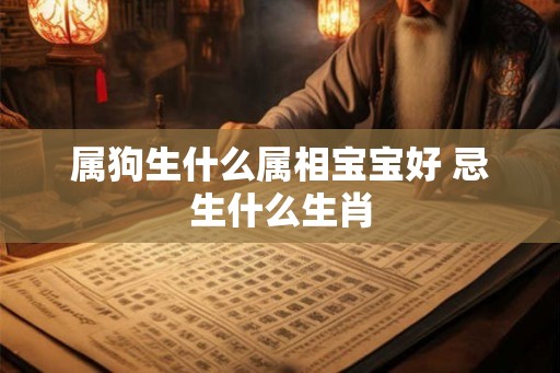 属狗生什么属相宝宝好 忌生什么生肖