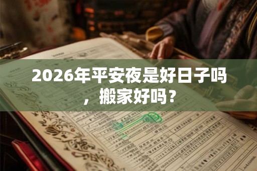 2026年平安夜是好日子吗，搬家好吗？