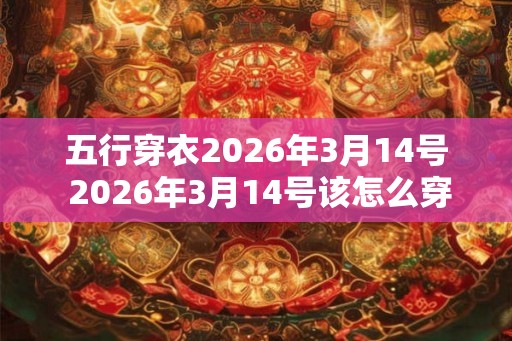 五行穿衣2026年3月14号 2026年3月14号该怎么穿衣才符合五行之道