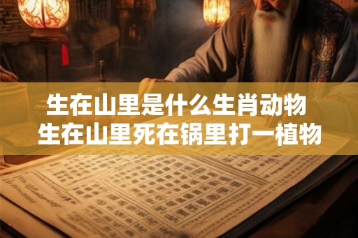 生在山里是什么生肖动物 生在山里死在锅里打一植物
