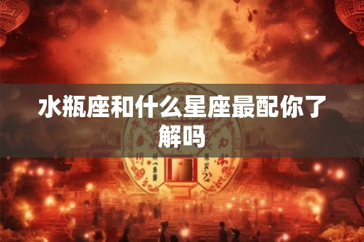 水瓶座和什么星座最配你了解吗