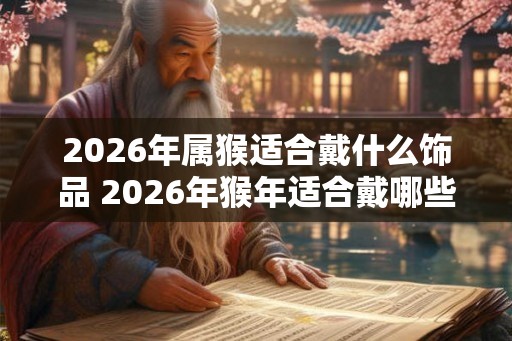 2026年属猴适合戴什么饰品 2026年猴年适合戴哪些饰品