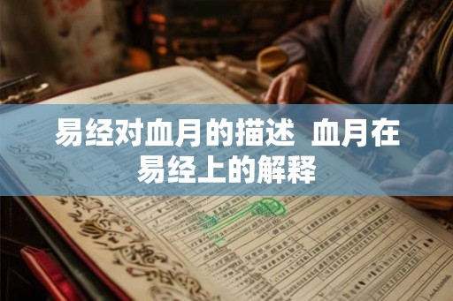 易经对血月的描述 血月在易经上的解释 易经对血月的描述 血月在易经上的解释