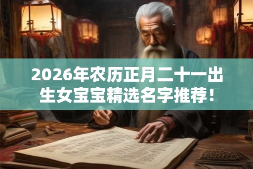 2026年农历正月二十一出生女宝宝精选名字推荐! 2026年农历正月二十一出生女宝宝精选名字推荐!