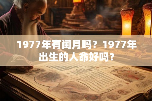 1977年有闰月吗？1977年出生的人命好吗？