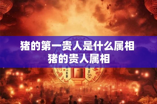 猪的第一贵人是什么属相 猪的贵人属相