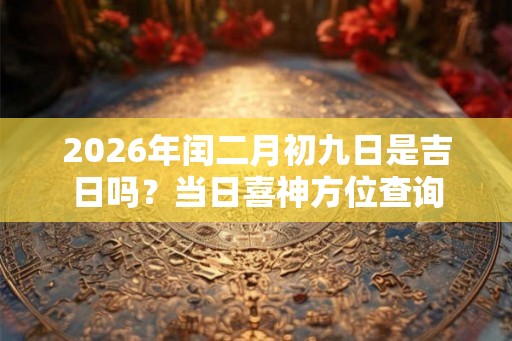 2026年闰二月初九日是吉日吗?当日喜神方位查询 2026年闰二月初九日是吉日吗?当日喜神方位查询