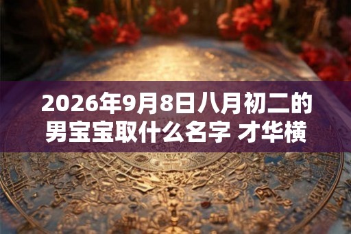 2026年9月8日八月初二的男宝宝取什么名字 才华横溢