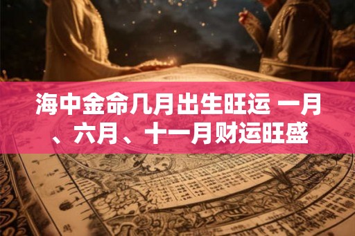 海中金命几月出生旺运 一月、六月、十一月财运旺盛