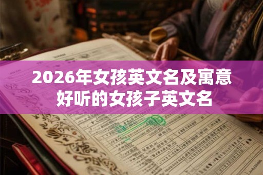 2026年女孩英文名及寓意 好听的女孩子英文名