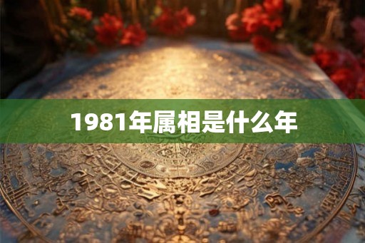1981年属相是什么年