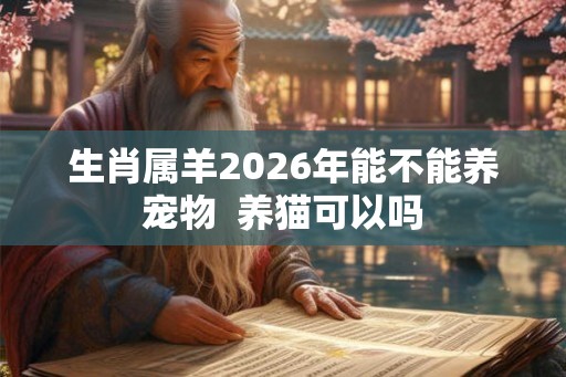 生肖属羊2026年能不能养宠物  养猫可以吗