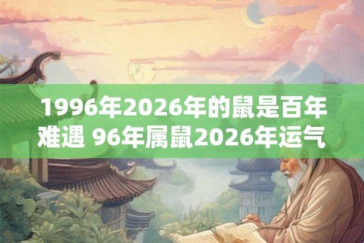 1996年2026年的鼠是百年难遇 96年属鼠2026年运气百年难遇吗