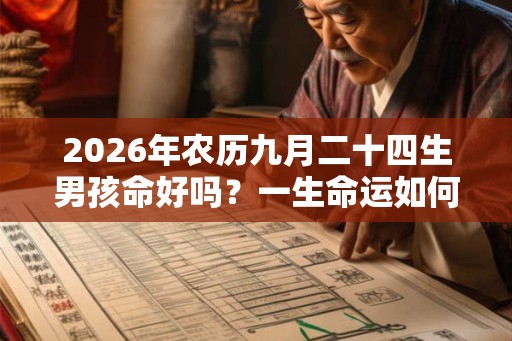 2026年农历九月二十四生男孩命好吗？一生命运如何？
