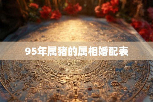 95年属猪的属相婚配表 95年属猪的属相婚配表