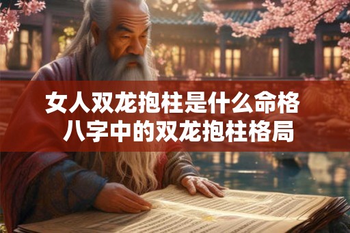 女人双龙抱柱是什么命格  八字中的双龙抱柱格局