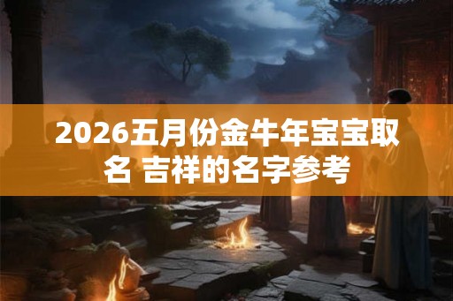 2026五月份金牛年宝宝取名 吉祥的名字参考