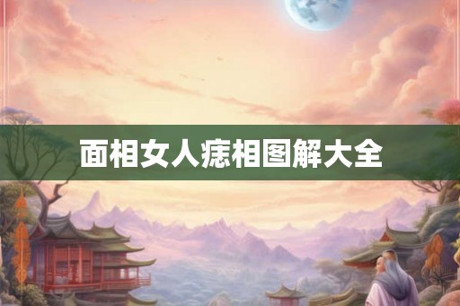 面相女人痣相图解大全 面相女人痣相图解大全