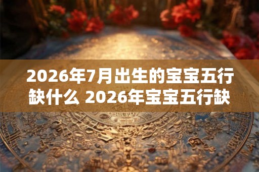 2026年7月出生的宝宝五行缺什么 2026年宝宝五行缺哪个 2026年7月出生的宝宝五行缺什么 2026年宝宝五行缺哪个