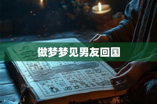 做梦梦见男友回国