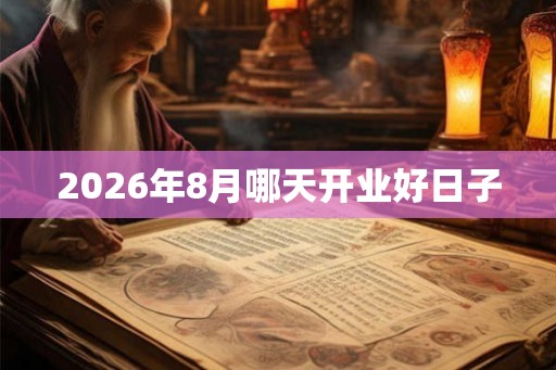 2026年8月哪天开业好日子