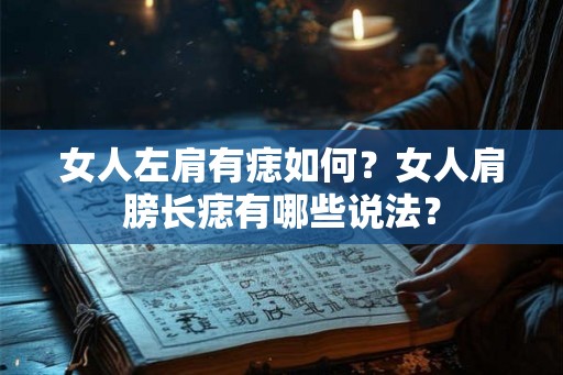 女人左肩有痣如何？女人肩膀长痣有哪些说法？
