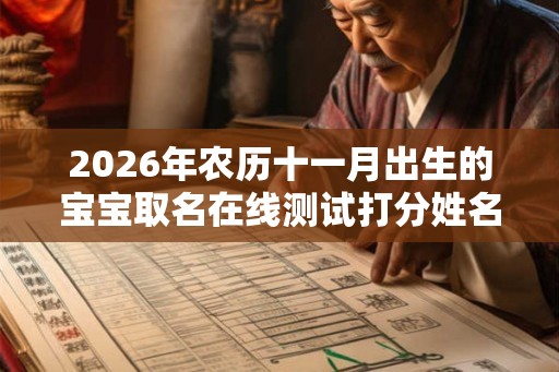 2026年农历十一月出生的宝宝取名在线测试打分姓名解析