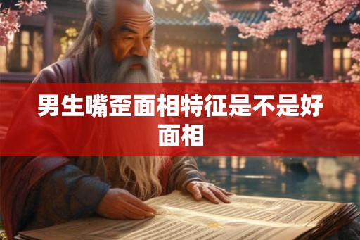 男生嘴歪面相特征是不是好面相