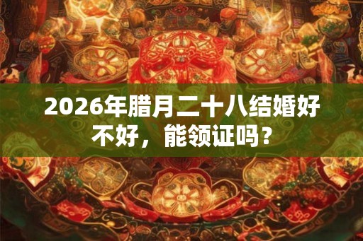 2026年腊月二十八结婚好不好，能领证吗？