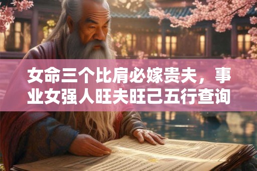 女命三个比肩必嫁贵夫，事业女强人旺夫旺己五行查询
