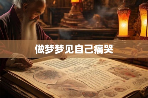 做梦梦见自己痛哭