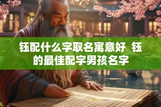 钰配什么字取名寓意好  钰的最佳配字男孩名字