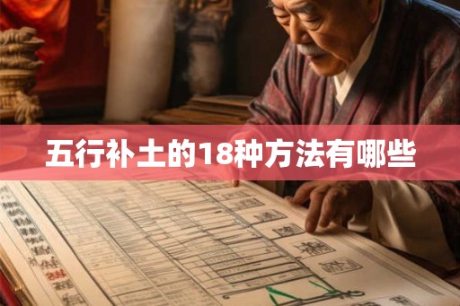 五行补土的18种方法有哪些