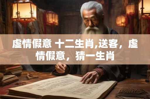虚情假意 十二生肖,送客,虚情假意,猜一生肖 虚情假意 十二生肖,送客,虚情假意,猜一生肖