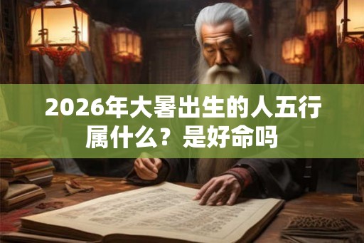 2026年大暑出生的人五行属什么?是好命吗 2026年大暑出生的人五行属什么?是好命吗