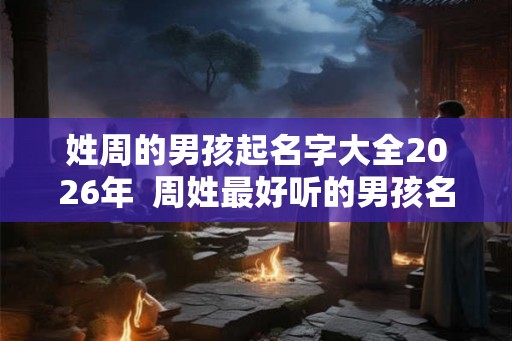 姓周的男孩起名字大全2026年  周姓最好听的男孩名字2026