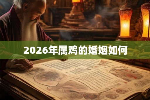 2026年属鸡的婚姻如何