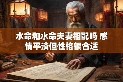 水命和水命夫妻相配吗 感情平淡但性格很合适