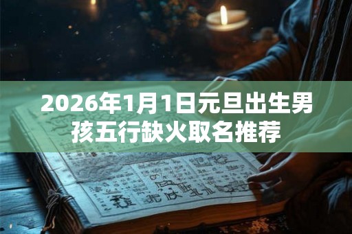 2026年1月1日元旦出生男孩五行缺火取名推荐
