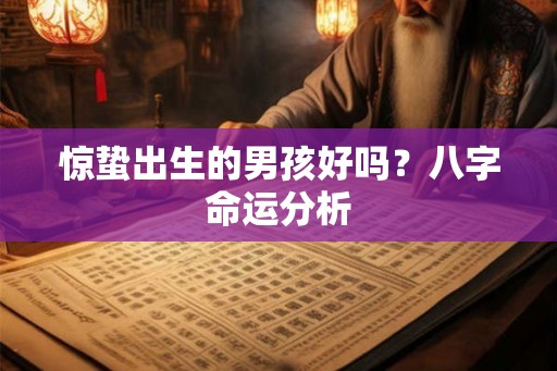 惊蛰出生的男孩好吗？八字命运分析