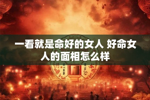 一看就是命好的女人 好命女人的面相怎么样
